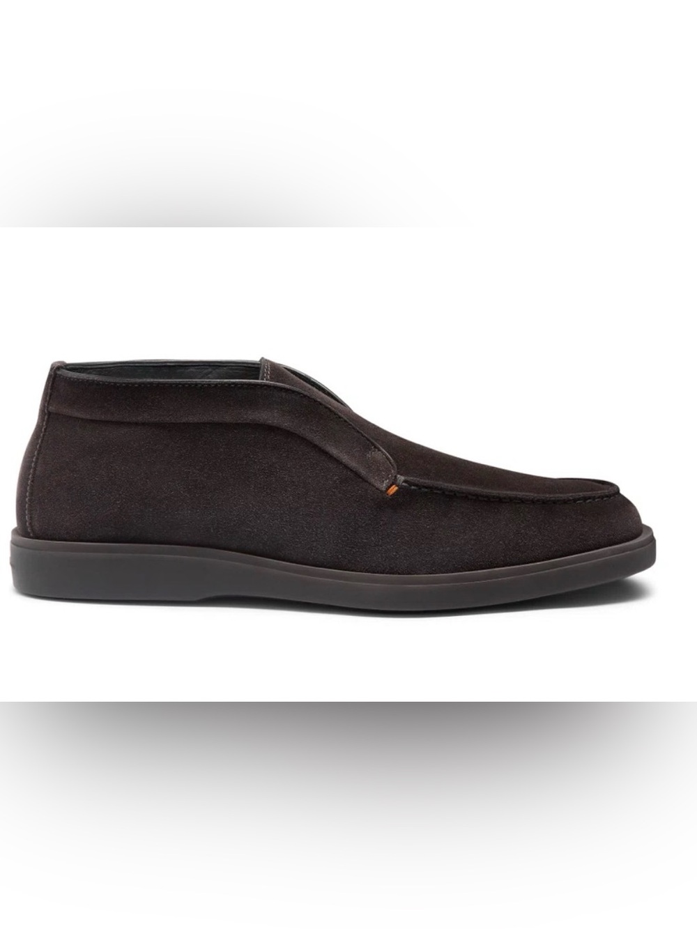 Santoni Men’s Suede High-Top Loafers
